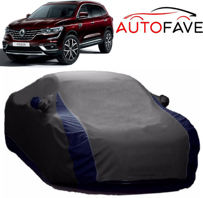 AutoFave Car Cover For Renault Koleos (With Mirror Pockets)(Grey)