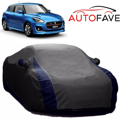 AutoFave Car Cover For Maruti Suzuki Swift RS (With Mirror Pockets)(Grey)