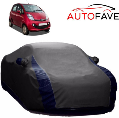 AutoFave Car Cover For Tata Nano (With Mirror Pockets)(Grey)