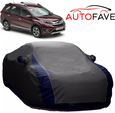 AutoFave Car Cover For Honda BR-V (With Mirror Pockets)(Grey)