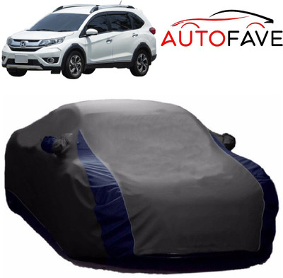 AutoFave Car Cover For Honda BRV (With Mirror Pockets)(Grey)