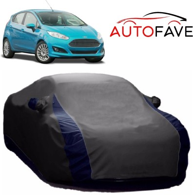 AutoFave Car Cover For Ford Fiesta Sport (With Mirror Pockets)(Grey)