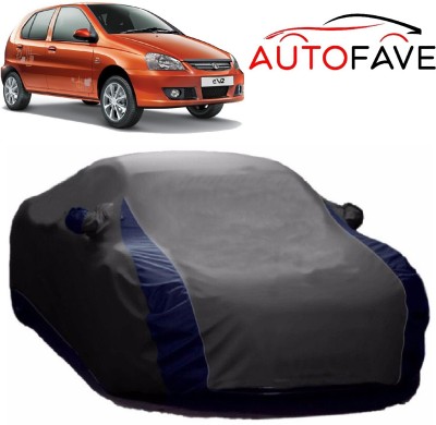 AutoFave Car Cover For Tata Indica eV2 (With Mirror Pockets)(Grey)