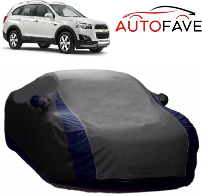 AutoFave Car Cover For Chevrolet Captiva (With Mirror Pockets)(Grey)