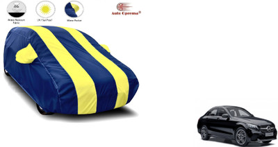 Auto Oprema Car Cover For Mercedes Benz C220 (With Mirror Pockets)(Blue, Yellow)