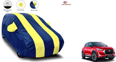 Auto Olprema Car Cover For Nissan Magnite (With Mirror Pockets)(Blue, Yellow)