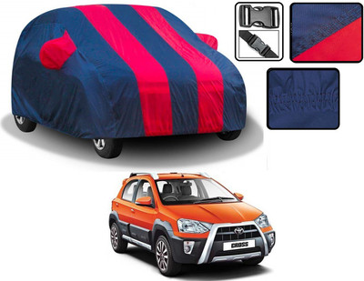 AuTO ADDiCT Car Cover For Toyota Etios Cross(Red, Blue, For 2004, 2020 Models)