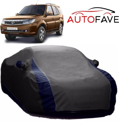 AutoFave Car Cover For Tata Safari Storme (With Mirror Pockets)(Grey)