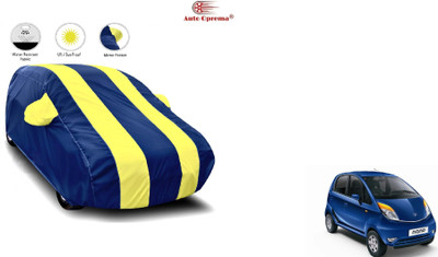 Auto Oprema Car Cover For Tata Nano (With Mirror Pockets)(Blue, Yellow)