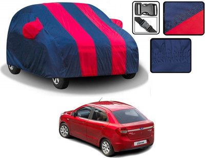 KOZDIKO Car Cover For Ford Figo, Aspire (With Mirror Pockets)(Blue, Red, For 2004, 2020 Models)