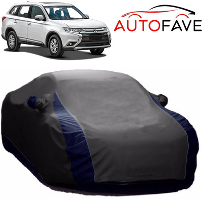 AutoFave Car Cover For Mitsubishi Outlander (With Mirror Pockets)(Grey)