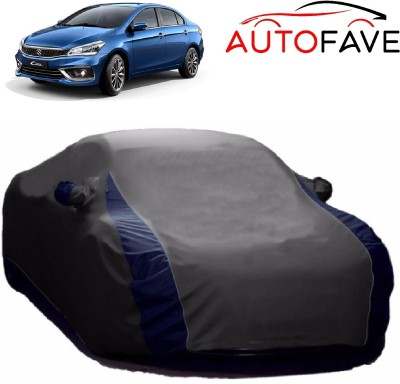 AutoFave Car Cover For Maruti Suzuki Ciaz (With Mirror Pockets)(Grey)