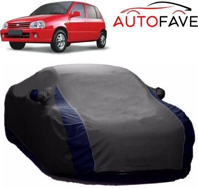AutoFave Car Cover For Maruti Suzuki Zen (With Mirror Pockets)(Grey)