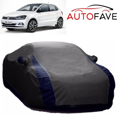 AutoFave Car Cover For Volkswagen Polo GT (With Mirror Pockets)(Grey, Blue)