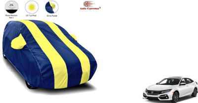 Auto Oprema Car Cover For Honda Civic (With Mirror Pockets)(Blue, Yellow)