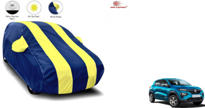 Auto Olprema Car Cover For Renault Kwid (With Mirror Pockets)(Blue, Yellow)