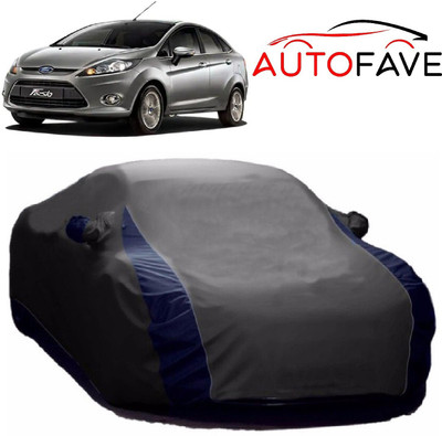AutoFave Car Cover For Ford Fiesta (With Mirror Pockets)(Grey)