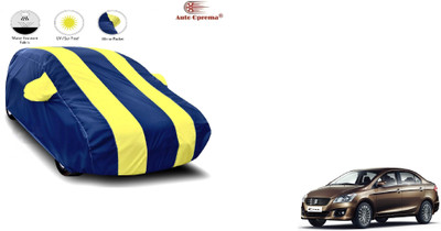 Auto Oprema Car Cover For Maruti Suzuki Ciaz (With Mirror Pockets)(Blue, Yellow)