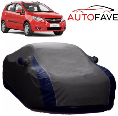 AutoFave Car Cover For Chevrolet Sail Hatchback (With Mirror Pockets)(Grey)