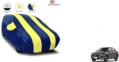 Auto Olprema Car Cover For Maruti Suzuki Dzire (With Mirror Pockets)(Blue, Yellow)