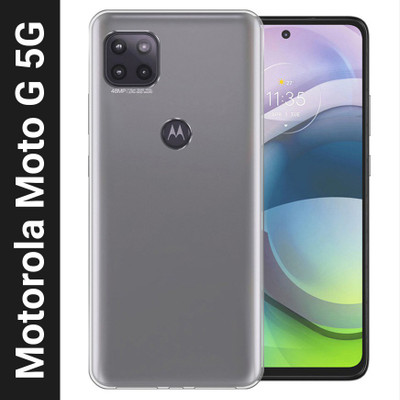 Flipkart SmartBuy Back Cover for Motorola Moto G 5G(Transparent, Silicon)