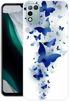 Shivay Mobicase Back Cover for Infinix Hot 10 Play(White, Blue, Dual Protection, Pack of: 1)