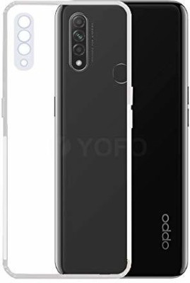 star craftune Back Cover for Oppo A31 / Oppo A8 | Ultra Clear Soft Case | Inbuilt Dust Plugs & Anti-Slip Grip Slim(Transparent, Flexible, Silicon, Pack of: 1)