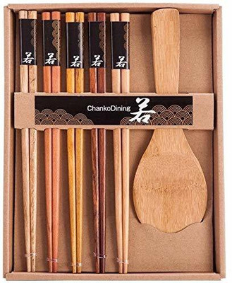 Iktu Cutlery Gift Set Bamboo Cutlery Set(Pack of 6)