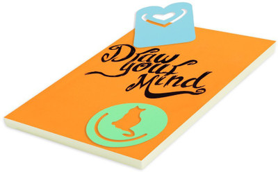 COI Neon Draw Your Mind undated Memo Diary NA Lunar Calendar(Orange, NA)