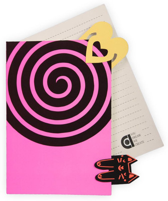 COI Neon find Joy in The Ordinary undated Memo Diary/Organizer with Velvet Touch and Book Marks. A5 Notebook RULED 196 Pages(Orange)