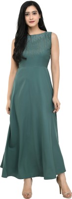 NOBEY Women Maxi Dark Green Dress