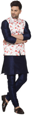 BEN COOPER Men Kurta Pyjama Ethnic Jacket Set