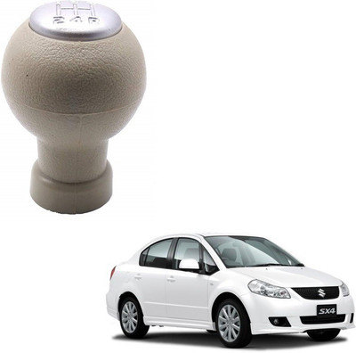 De AUTOCARE Rubber & Plastic Gear Knob(Beige)