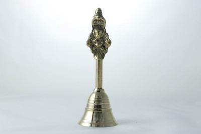sarvsiddhi Brass Pooja Bell(Gold, Pack of 1)