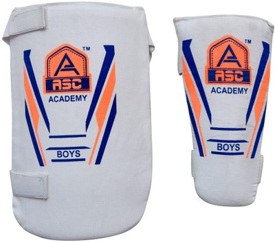 ASC Cricket Combo Thigh and Elbow Guard - Academy (Boys) (Age - 6 to 10 yrs) Cricket Guard Combo