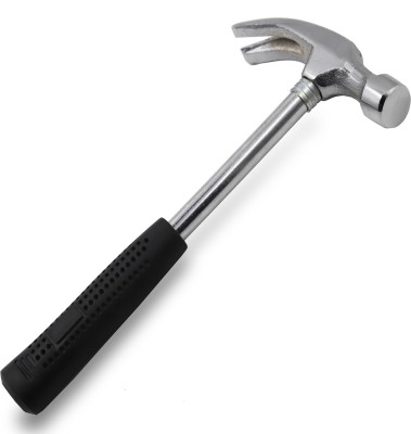 Hillgrove HAM2 High Quality Durable Construction Metalworking Household Rubber Handle Straight Best Claw Hammer Repair Hand Woodworking Tool Curved Claw Hammer(0.42 kg)