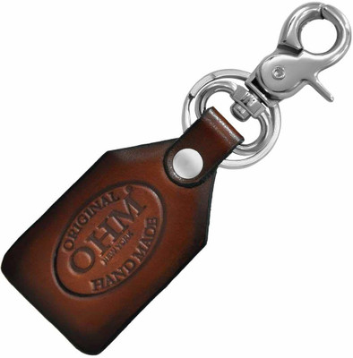 OHM New York Two Tone Italian Finish Key Ring Key Chain