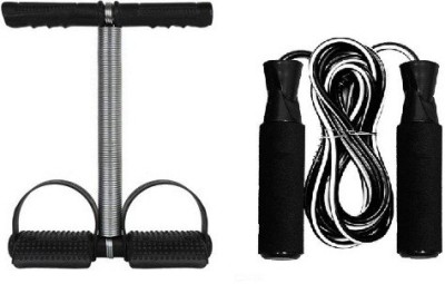 PRODEALS HOME WORKOUT COMBO OF SINGLE SPRING TUMMY TRIMMER WITH SKIPPING ROPE Fitness Accessory Kit Kit