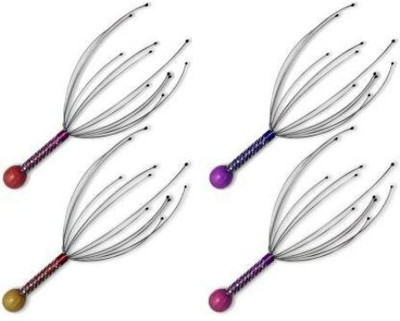 SBTs Massager Hand Held Scalp Head Massager, Set of 4 Massager Hand Held Scalp Head Massager, Set of 4 Massager(Multicolor)