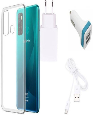 Mozgo Cover Accessory Combo for INFINIX HOT 9(Multicolor)