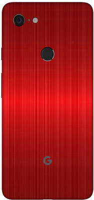 Vcare GadGets Google Pixel 3 Mobile Skin(Red)