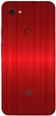 Vcare GadGets Google Pixel 3A XL Mobile Skin(Red)