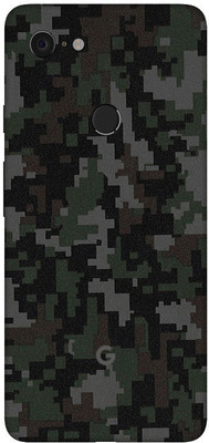Vcare GadGets Google Pixel 3 Mobile Skin(Military)