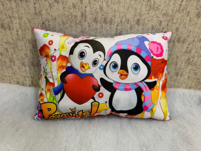 Minicraft Polyester Fibre Toons & Characters Baby Pillow Pack of 1(Multicolor)