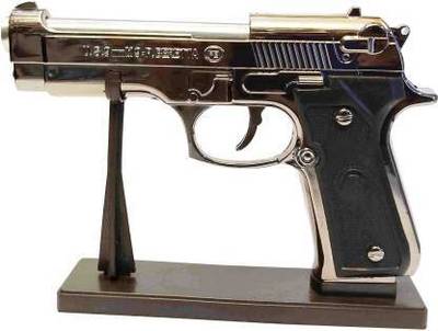 MISHI Pocket Gun Gas Lighter Windproof Flame Gun With Stand Gas Lighter Pocket Lighter