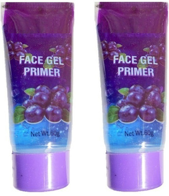 ShopCircuit Grapes Waterproof Primer Make Up Base Pack of 2 Primer  - 60 ml(Blue)