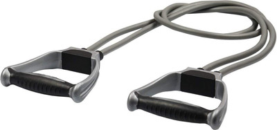 smile4u Tube Exercise Band for Stretching DAK=454 Full Body Workout Resistance Tube(Grey)