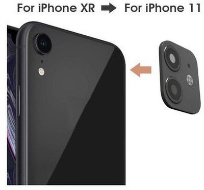 milestone mobile accessories Back Camera Lens Glass Protector for iphone XR to iphone 11 Converter(Pack of: 1)