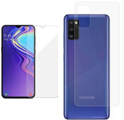 ISHANGEL Front and Back Screen Guard for samsung galaxy m02s Gorilla Hammer Proof, flexible fiber unbreakable Screen Protector, [Not a Tempered Glass](Pack of 1)