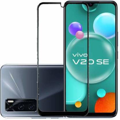 kentop Edge To Edge Tempered Glass for VIVO V20 SE + V2022(Pack of 1)